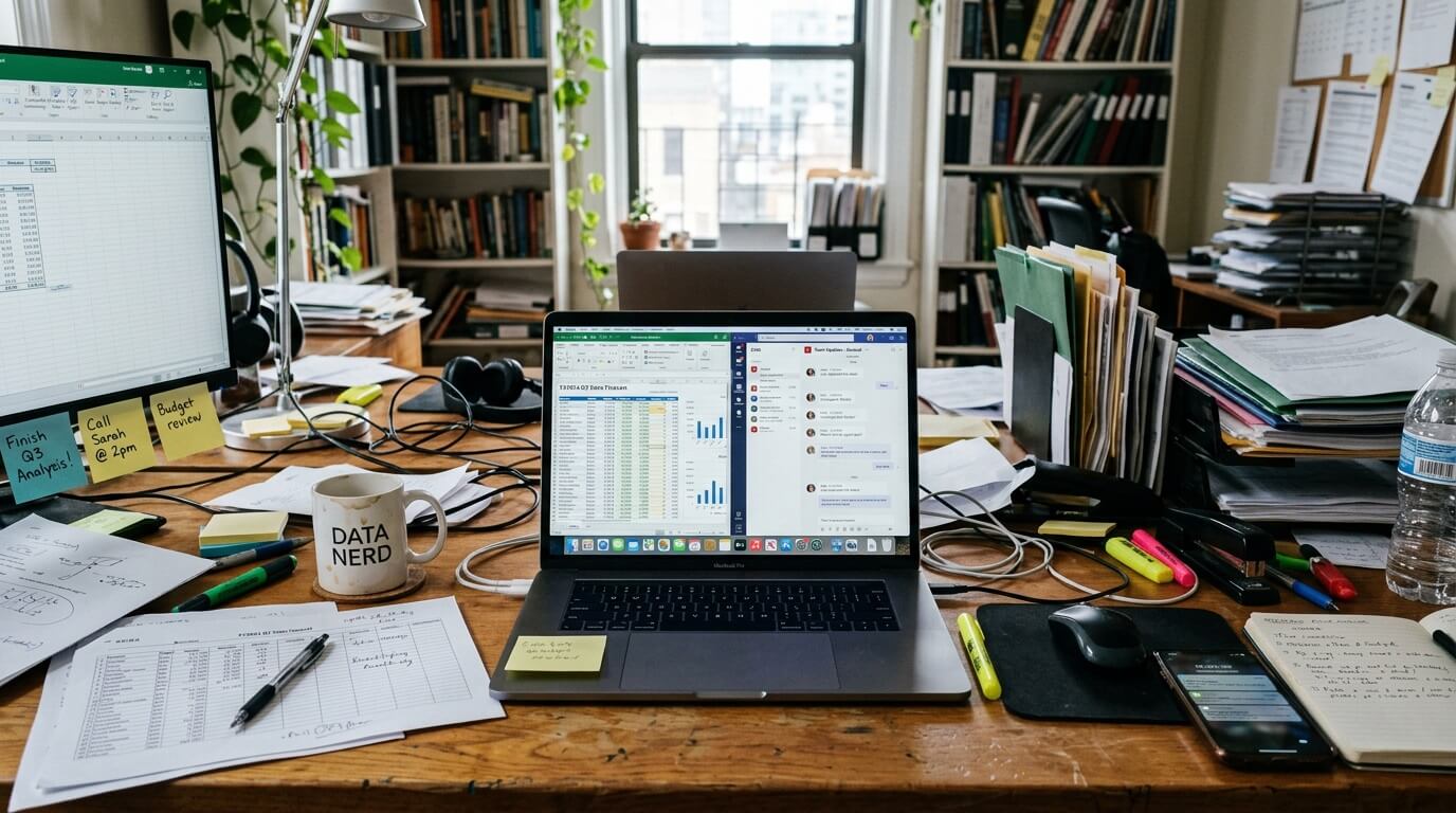 تشتت إدارة الشركة بين الاكسل والواتساب والملفات المتعددة